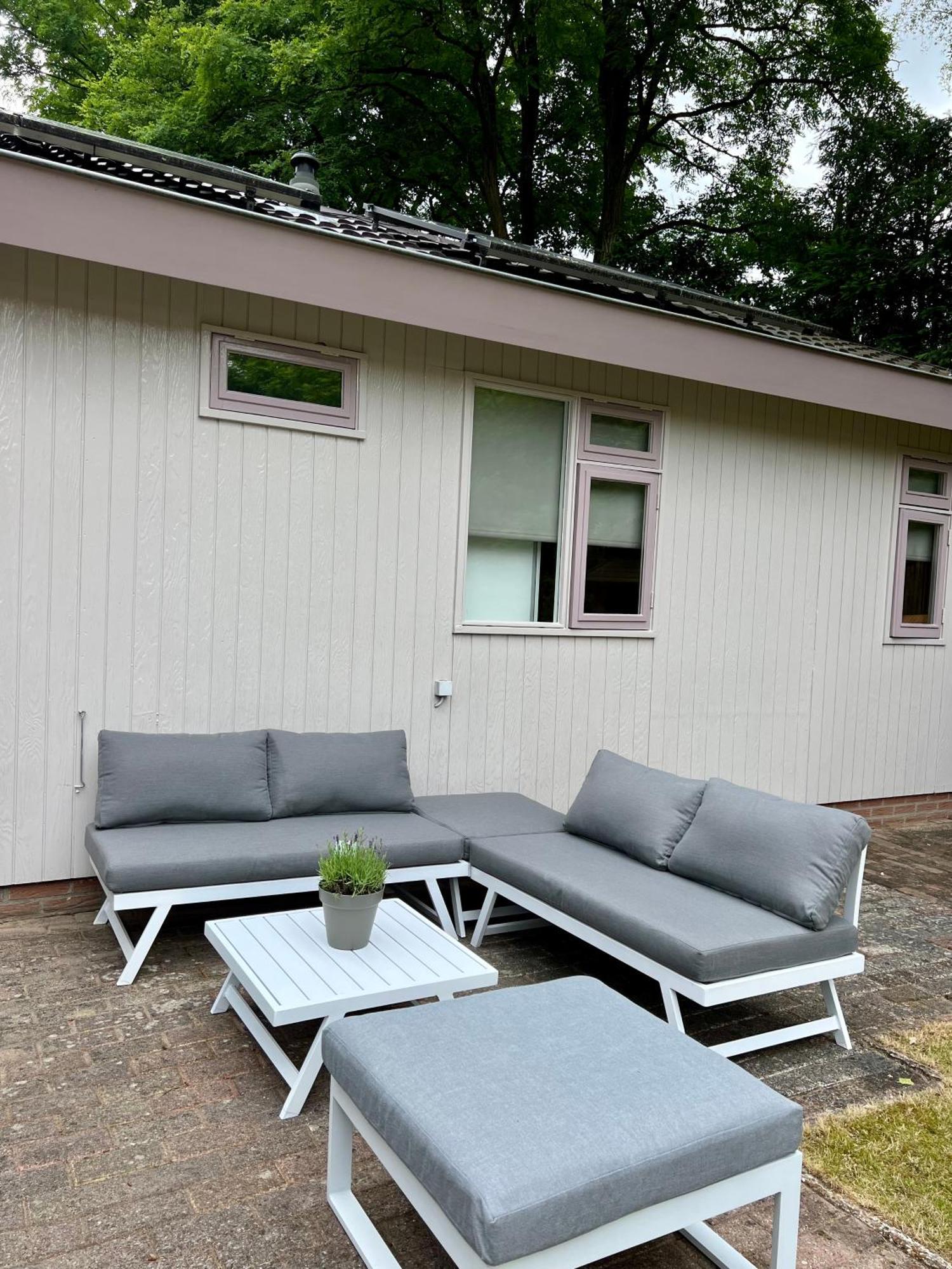 Luxe Boshuisje Met Prive Wellness & Jacuzzi Op De Veluwe Ermelo Buitenkant foto